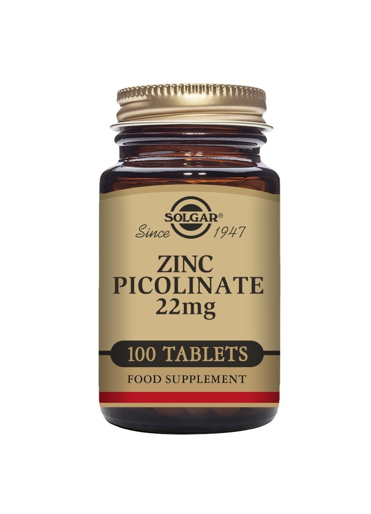 Solgar Zinc Picolinate 22Mg 100 Tablets - Image 25