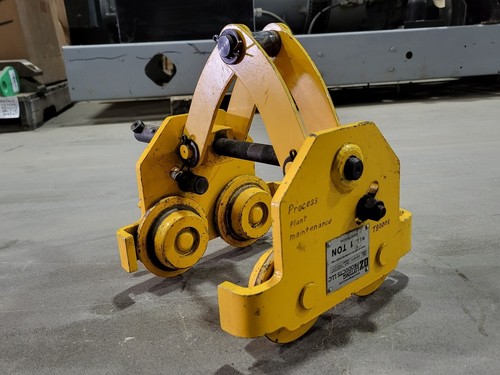 OZ LIFTING PRODUCTS OZ1BTC 1 Ton Beam Trolley w/ Clamp