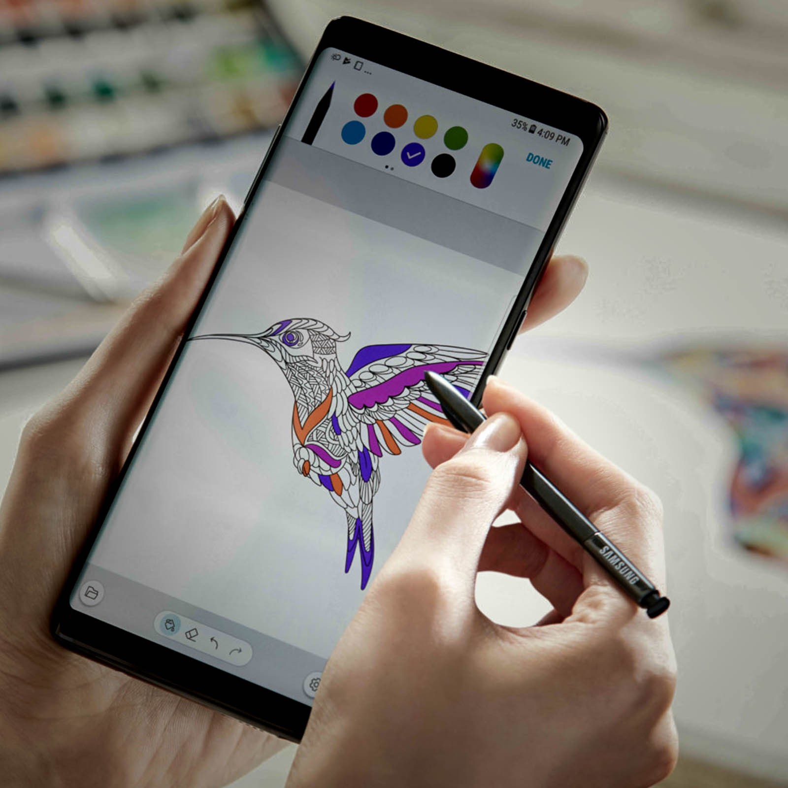 S Pen pour Galaxy Note 9 avec télécommande Bluetooth pour contrôler vos présentations à distance - 3