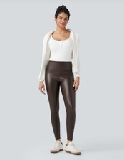 Halara NWT High Waisted Tummy Control Stretchy 7/8 Skinny Legging Size Small