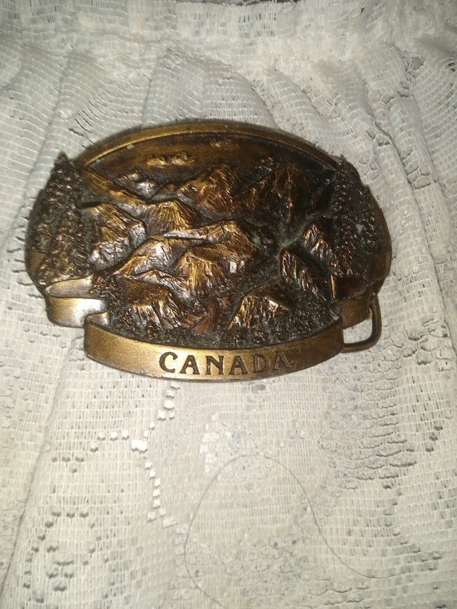 1978 Bergamot brass Vintage 1978 Bergamot Brass Works Dolphin Belt Buckle – The  main image 4