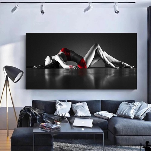 Sexy Woman Canvas Painting Posters and Prints Mural - Picture 3 of 5