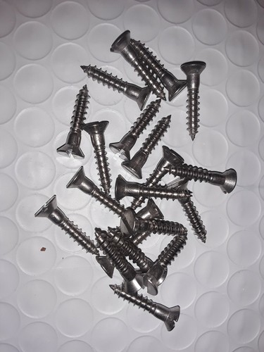 #6 x 3/4" FLAT HEAD SLOTTED WOOD SCREWS 18-8 STAINLESS STEEL (SEL QTY) - 第 2/2 張圖片