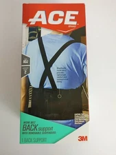 Brand New 3M ACE Work Belt Level 2 Back Support Removable Suspenders Fast Ship