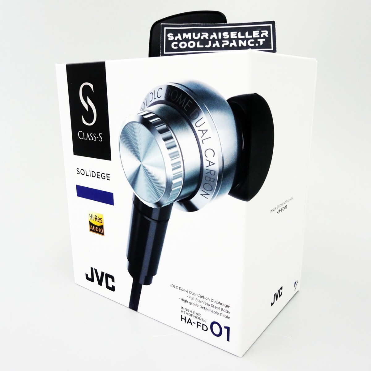 2017 NEW JVC HA-FD01 canal type earphone CLASS-S SOLIDEGE from