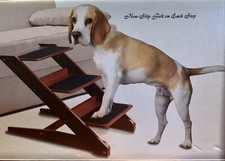 3-Step Folding Pet Stairs: Sm / Med Dogs Up To 25 lbs   15.25  Tall Non-Slip