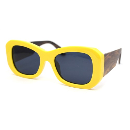 Womens Buffed Sleek Mod Oversized Butterfly Fashion Sunglasses - 第 18/21 張圖片
