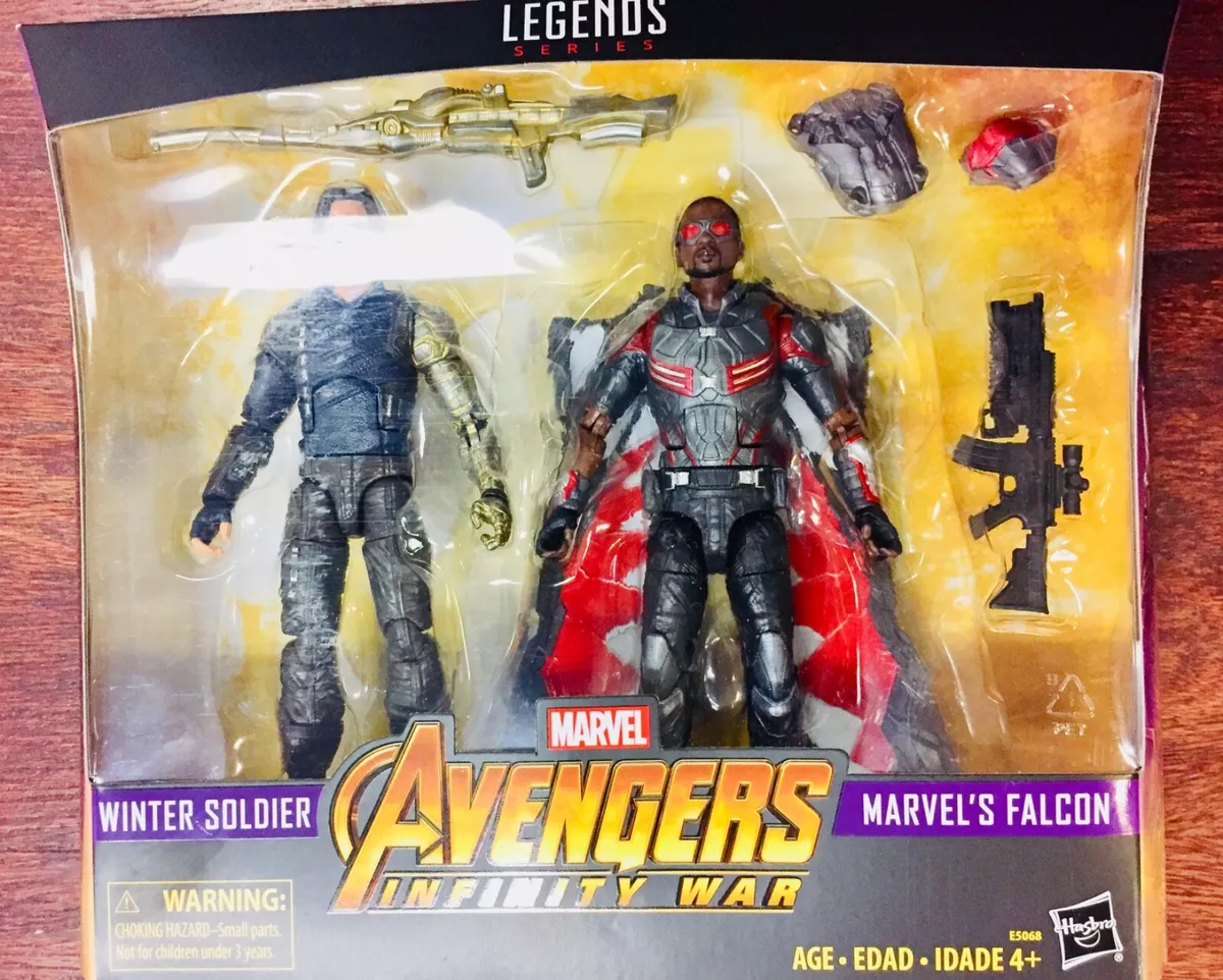 Marvel Legends 6” Avengers Infinity War Winter Soldier + Falcon 2 Pack