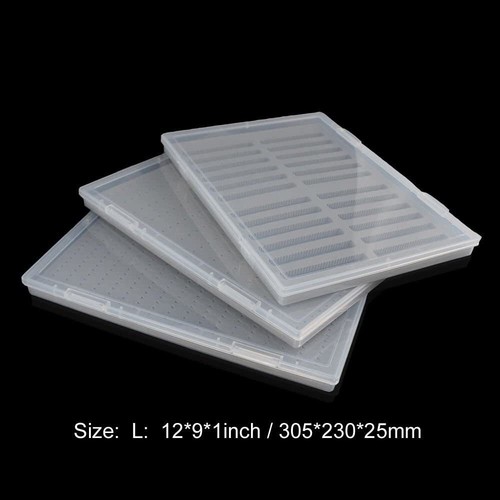 Aventik Super Large Capacity Fly Box Slim Foam Clear Lid Collection Fishing Box - Picture 4 of 20