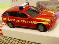 1/87 Busch Mb C-Klasse T Feuerwehr 49174 Sonderpreis!