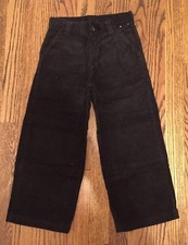 Children  s Place Boys Black 100 Cotton Wide Wale Corduroy Pants Size 5
