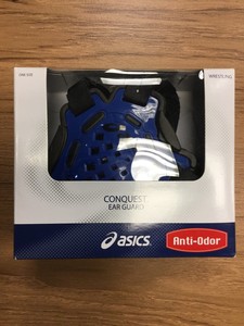 asics conquest headgear