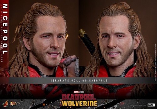 Pre-order Hot Toys MMS788 1/6 Deadpool & Wolverine Nicepool Male Action Figure - Picture 21 of 21