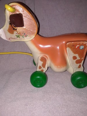 fisher price cow pull toy