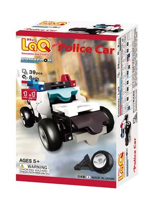 Yoshiritsu LaQ Hamacron Constructor Mini Police Vehicle 47 pcs Block L003096 NEW