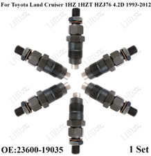 1 Set Fuel Injector For Toyota Land Cruiser 1HZ 1HZT HZJ76 4.2D 23600-19035-