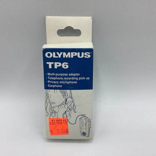 RARE OLYMPUS TP6 Universal Multi-purpose Adapter, Telephone Recording Pickup MIC - Picture 1 of 2