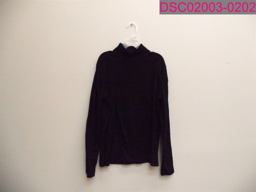 Black Turtleneck Sweater Top 