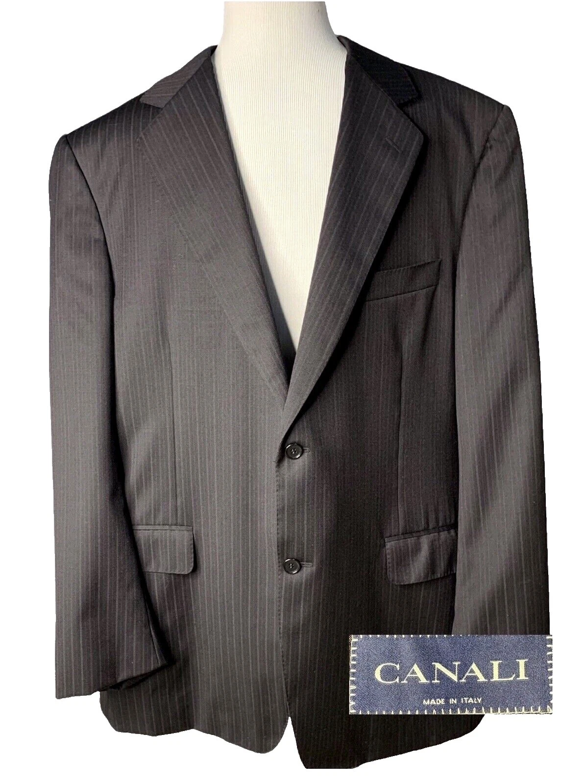 Canali Listrado Casacos Esporte para Homens