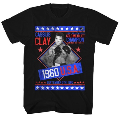 Muhammad Ali Heavyweight Gold Medalist Champion 1960 Olympic Boxing Mens T Shirt