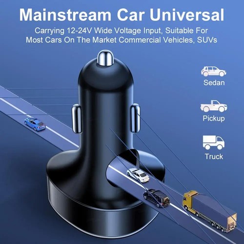 Auto 4 USB Ladegerät Buchse Einbau KFZ Zigarettenanzünder Handy Lade Steckdose - Zdjęcie 12 z 17