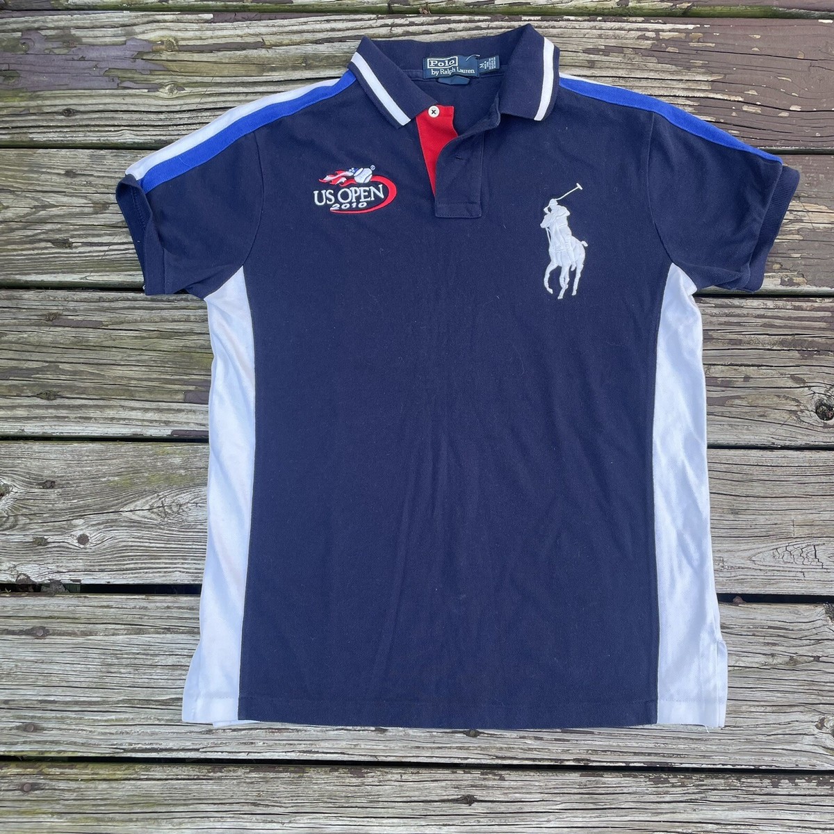 Ralph Lauren Men's POLO US OPEN 2010 Blue Big Pony Polo Ralph Lauren Men's POLO US OPEN 2010 Blue Big Pony Polo