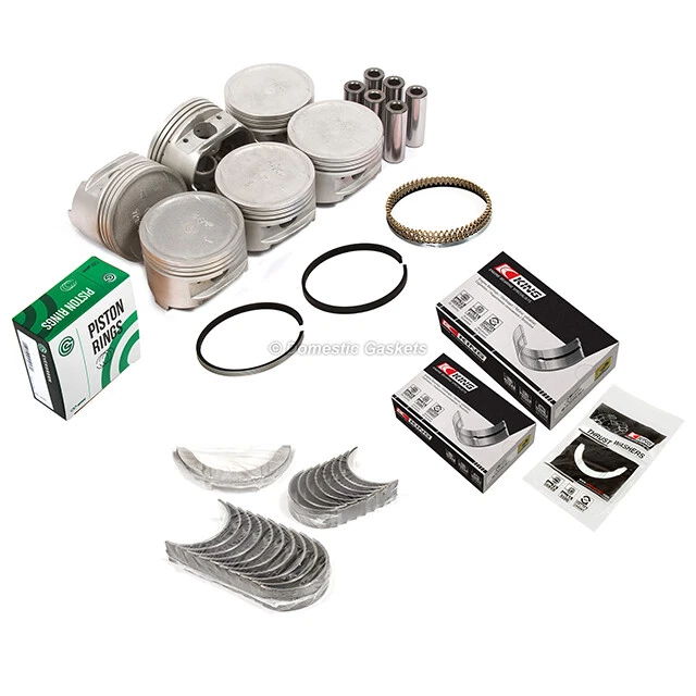 Pistons Bearings Rings Fit 95-98 Mitsubishi Montero Montero Sport 3.0L 6G72 - Image 2 of 4