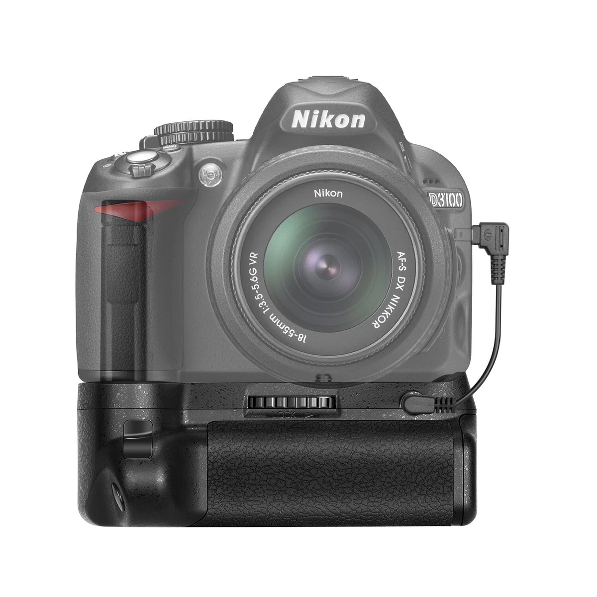 Grip de Bateria MB-D3100 para Nikon D3200 D3100 Seminovo - Foto DHM