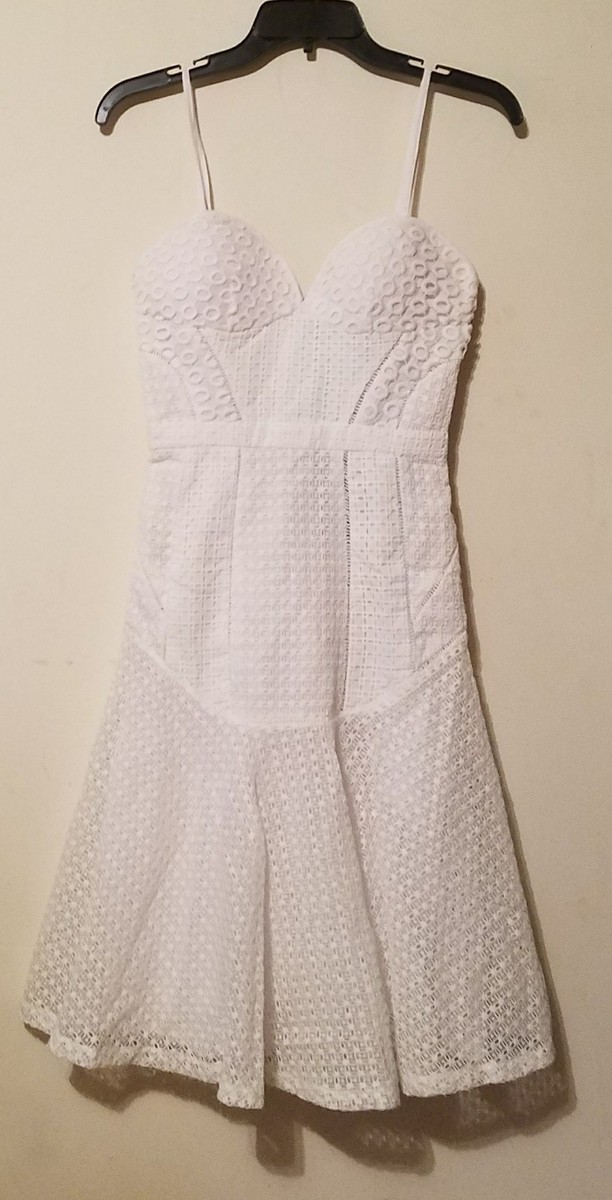 Kendall + Kylie Eyelet Lace Dress White Sz M | eBay Kendall + Kylie Eyelet Lace Dress White Sz M | eBay