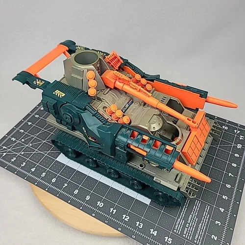 GI Joe Brawler Tank Vintage 1990 Hasbro Action Figure Vehicle Incomplete As Is