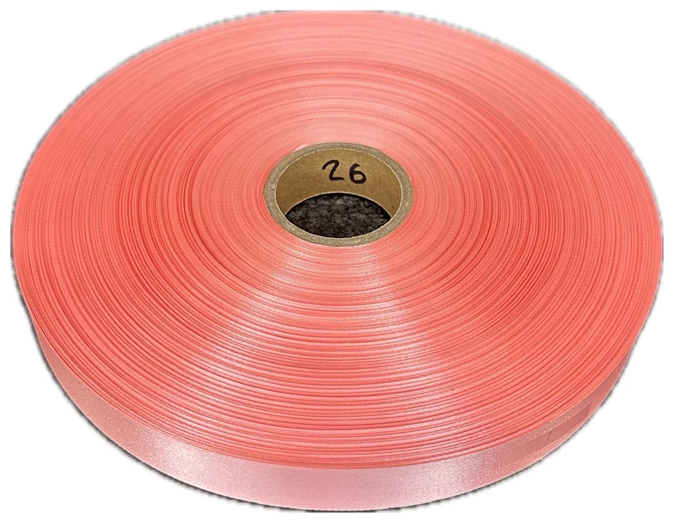 Атласная лента 3/4 дюйма (18 мм) 200 ярдов каждый рулон синий зеленый желтый серый розовый - Изображение 2 из 4