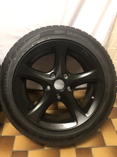 4 x Porsche Alufelge CMS 18“ Schwarz Komplett - Bild 5 von 11
