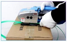 Portable Battery Carton Strapping Machine PP PET Belts Strapping Packing Tool