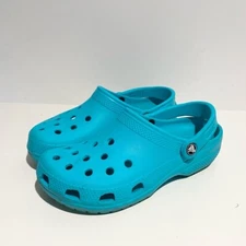 Crocs Teal Blue Confort Walking Waterproof Shoes