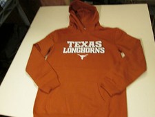TEXAS LONGHORNS PULLOVER HOODED SWEATSHIRT YOUTH SIZE LARGE 14-16  NWT