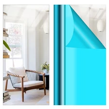 50x200cm Self-Adhesive Mirror Reflective Wall Sticker Tile Film Paper Home Decor