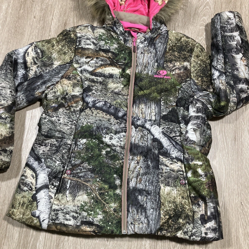 Chaqueta Mossy Oak 2XL Niñas Camuflaje Caza Caza Aire Libre Abrigo de Montaña Foto 2 de 4