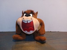 Taz Tasmanian Devil Vintage 1994 Ace Novelty Company Plush Taz 7" Tazmanian