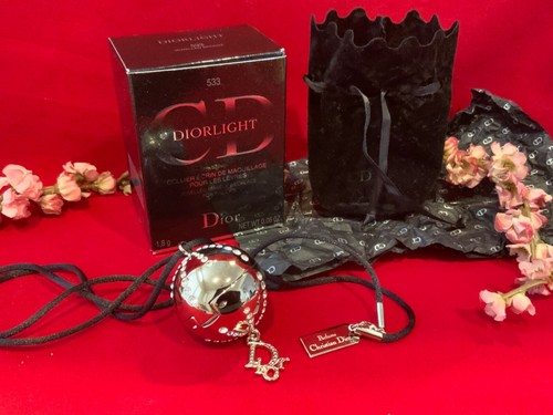 NEW Christian Dior Lip Gloss Makeup Necklace DIORLIGHT 533 Jeweled Bronze LTD ED