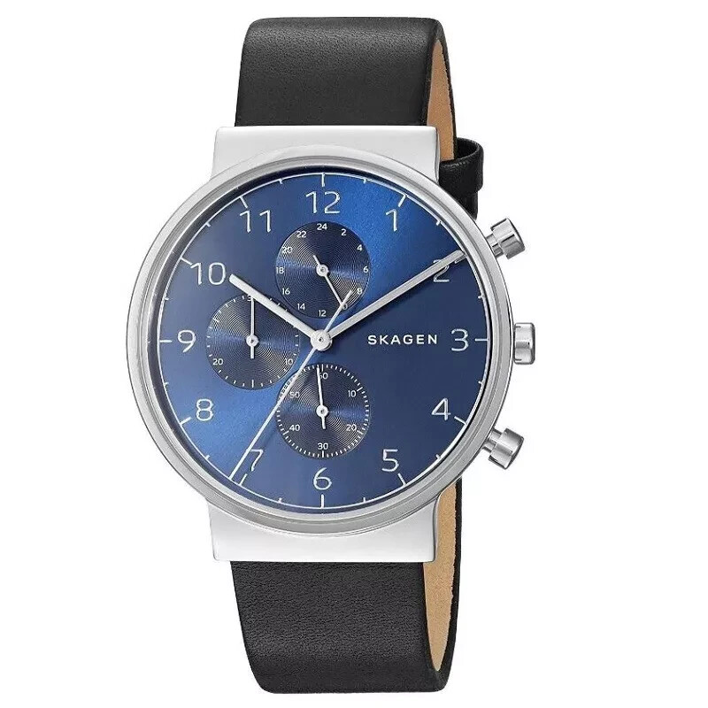 SKW6417 Men's Chronograph Watch Skagen Ancher- NEW