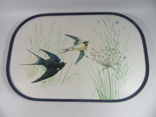 Vintage St Michael M&S , Swallows Retro Melamine Dinner Serving Tray. - 第 5/6 張圖片