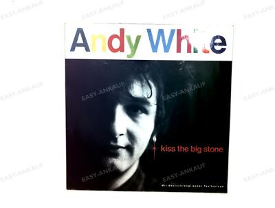 Andy White - Kiss The Big Stone Europe LP 1988 + Innerbag, Insert '