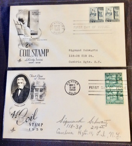 Twenty-eight (28) 1959 USPS First Day Covers - Bild 2 von 12