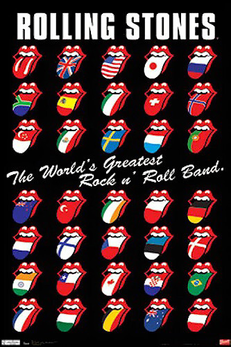 The Rolling Stones WORLD'S GREATEST ROCK 'N ROLL BAND 34 Tongues