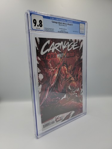 Carnage Black White and Blood #1 Checchetto 1:50 Variant CGC 9.8 - Picture 5 of 5