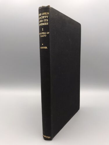 THE OPEN SOCIETY AND ITS ENEMIES Vol. 1 by Karl R. Popper 1945 1st Edition - Imagen 9 de 22