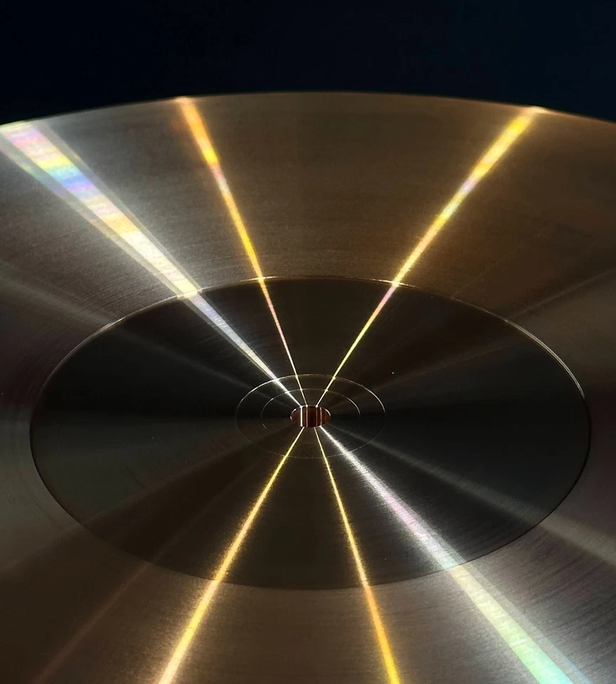 Pure Copper 7mm Turntable Sheet Record LP Heavy Weight VM-7 Slip Mat CU-500 LE3 - Image 3 of 4