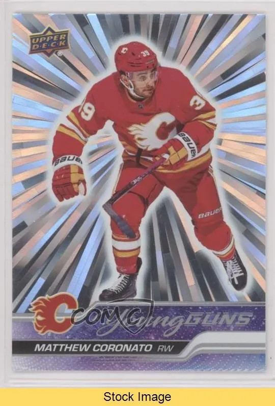 2023-24 Upper Deck Young Guns Outburst Silver Matthew Coronato #201 Rookie