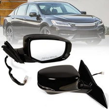 Right Passenger Side Mirror Fits 2013-2017 Honda Accord with Power Glass Heated 
