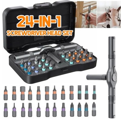 24 in 1 Magnetische Schraubendreher-Bits Ratschenschlüssel-Set Fahrradwerkzeuge
